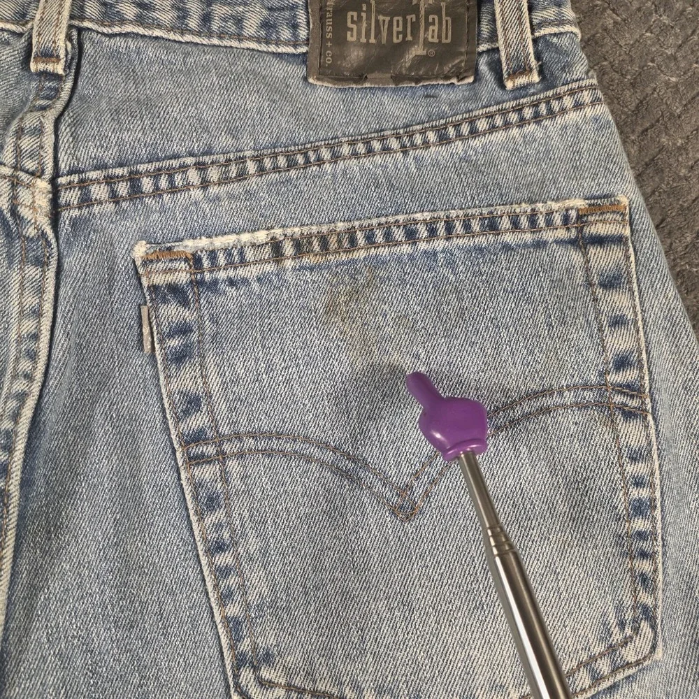 Vintage Y2K Levi's SilverTab Straight + Loose Jeans Men 36x34 USA Distressed
